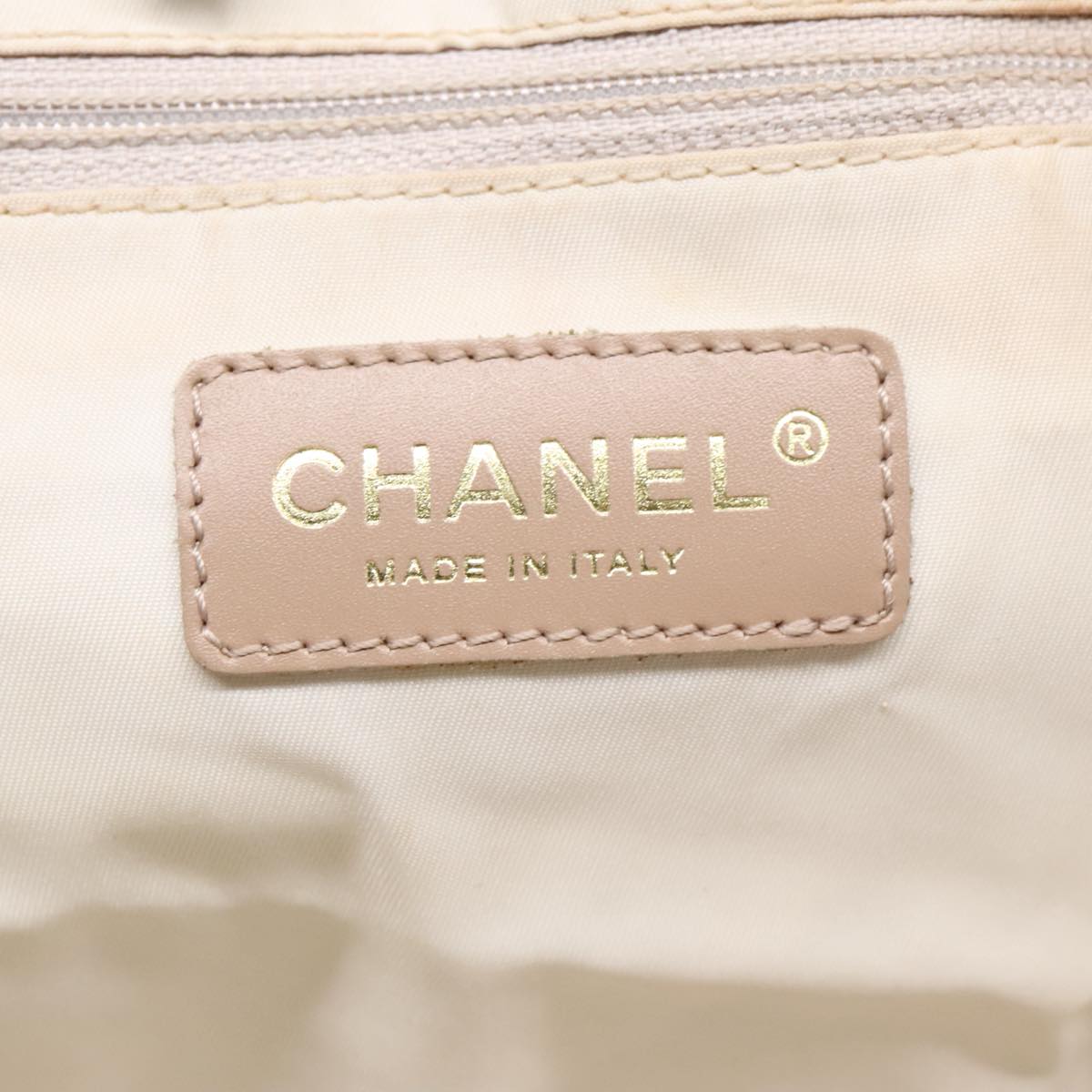 Chanel Travel line, Beige, Canvas, tote