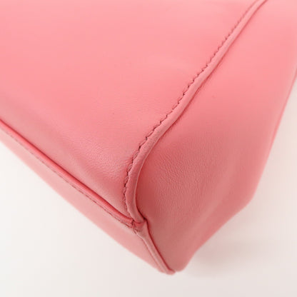 Fendi Peekaboo Leather, Pink, Leather, Handbag