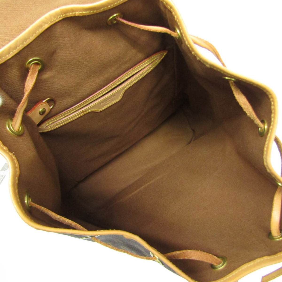 Louis Vuitton Vintage Montsouris Monogram Canvas, Brown, Canvas, Backpack