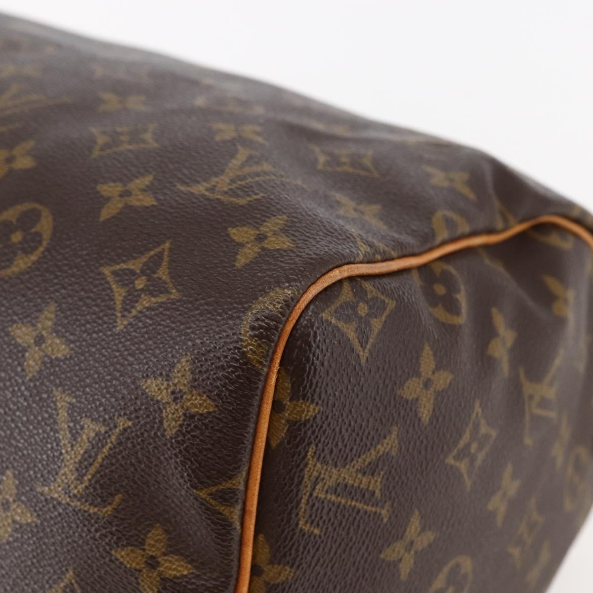 Louis Vuitton Speedy Handbag Monogram Canvas, BROWN, CANVAS, Handbag