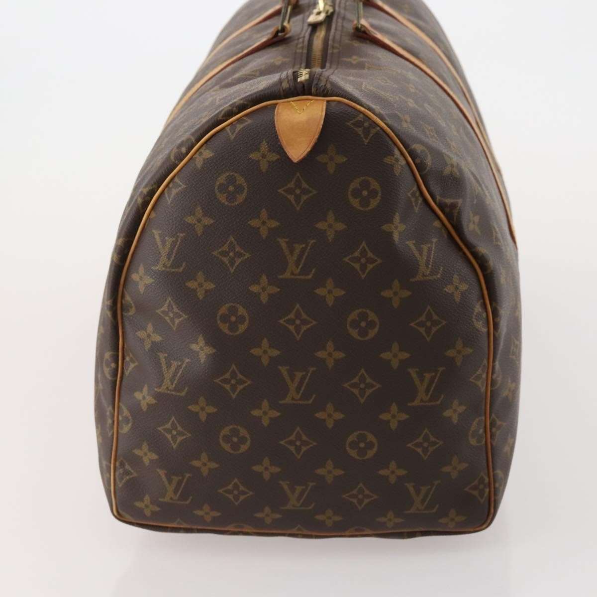 Louis Vuitton Keepall Monogram, Brown, Canvas, Travel Bag