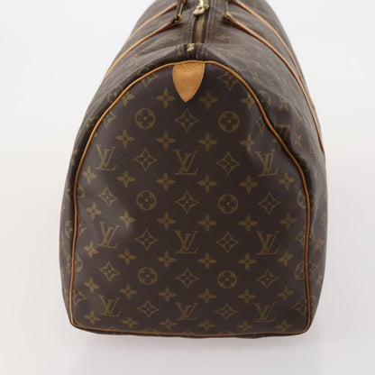 Louis Vuitton Keepall Monogram, Brown, Canvas, Travel Bag