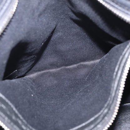 Saint Laurent Rive Gauche Shopper Embossed Leather, Black, Leather, Tote Bag