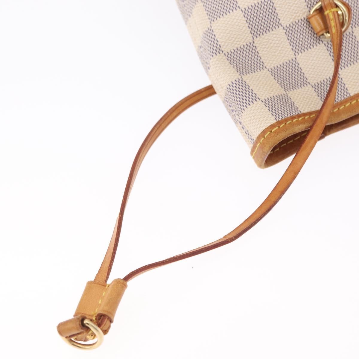 Louis Vuitton Neverfull Damier, White, Canvas, Tote Bag