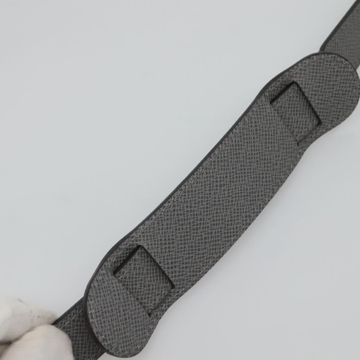 Louis Vuitton Adjustable shoulder strap leather, Gray, Leather, Straps