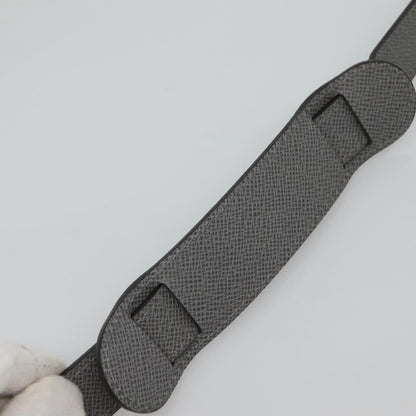 Louis Vuitton Adjustable shoulder strap leather, Gray, Leather, Straps