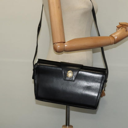 Celine Vintage Leather, Black, Leather, Shoulder Bag