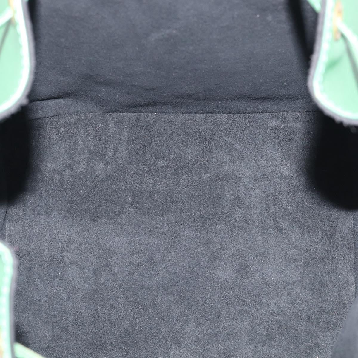 Louis Vuitton Petit Noe Epi Leather, Green, Leather, Handbag