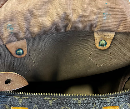 Louis Vuitton Speedy Monogram Canvas, Brown, Canvas, Handbag