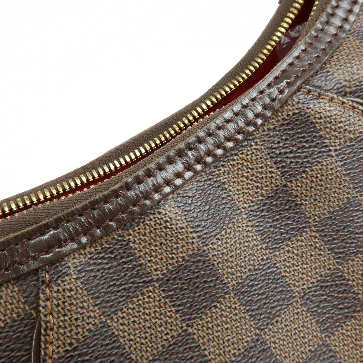 Louis Vuitton Thames Damier, Brown, Canvas, Handbag