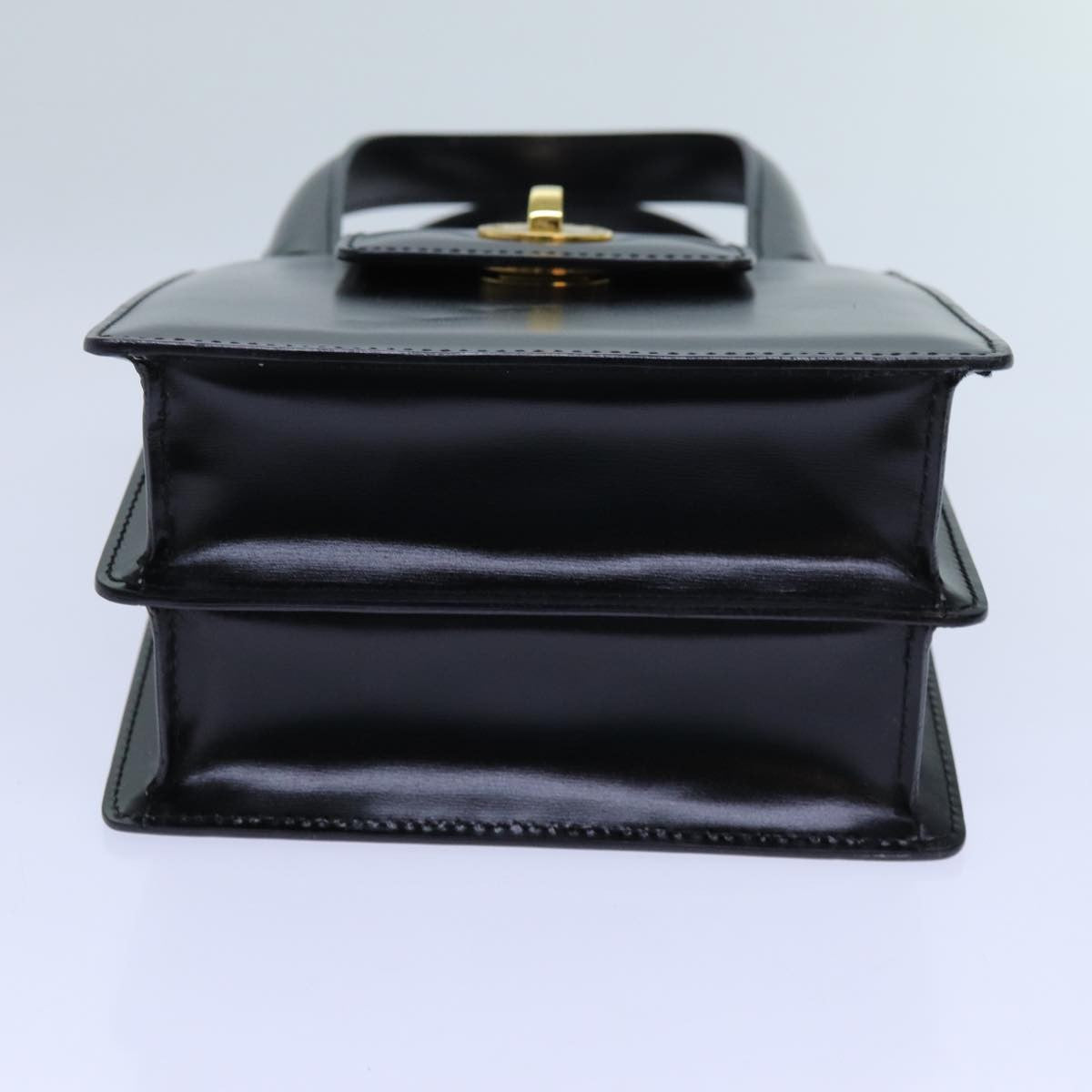 Bvlgari Handbag Leather, Black, Leather, Handbag