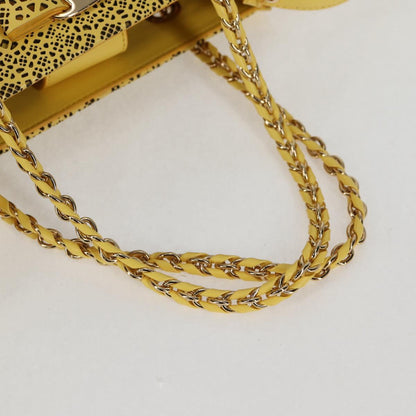 Salvatore Ferragamo Vara, Yellow, Leather, shoulder