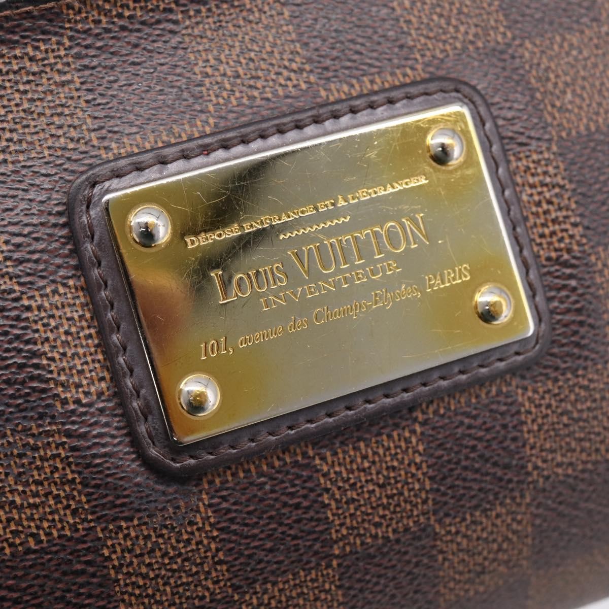 Louis Vuitton Eva Damier, Brown, Canvas, Handbag