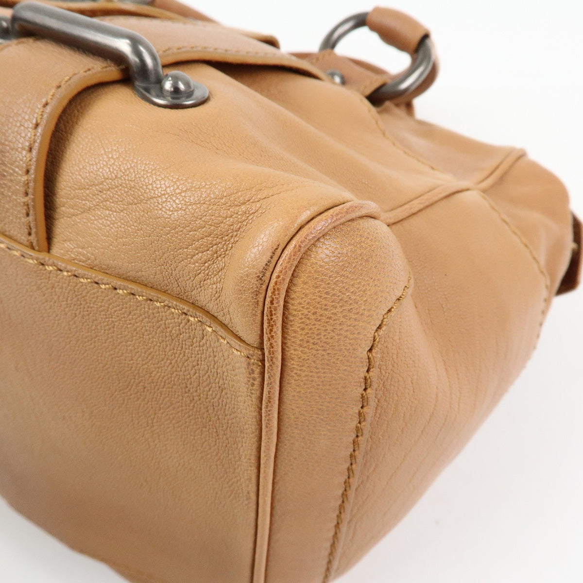 Celine Handbag Leather, Brown, Leather, Handbag