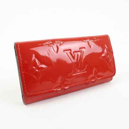 Louis Vuitton Multiclés 4 Cuir verni, Red, Patent Leather, Wallet