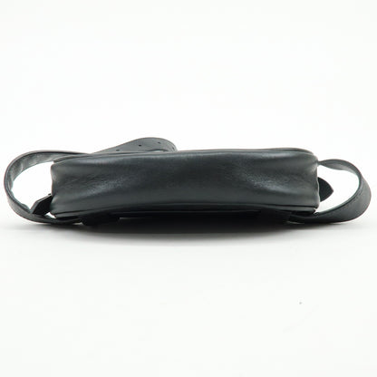 Gucci GG Marmont Belt Matelasse Leather, Black, Leather, Handbag
