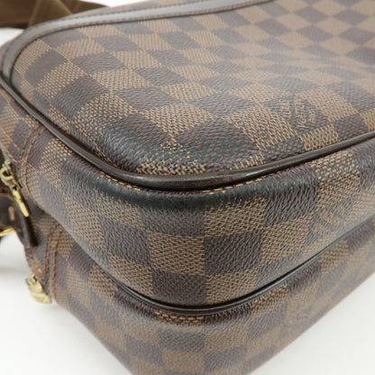 Louis Vuitton Reporter Damier, Brown, Canvas, Shoulder Bag