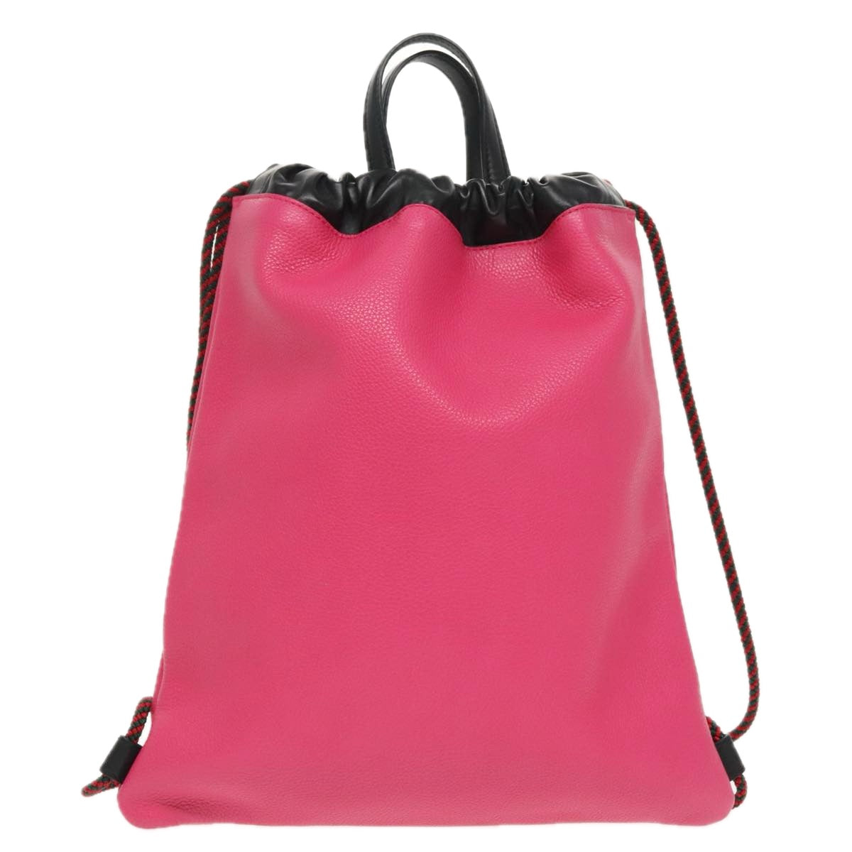 Gucci Drawstring, Pink, Leather, backpack