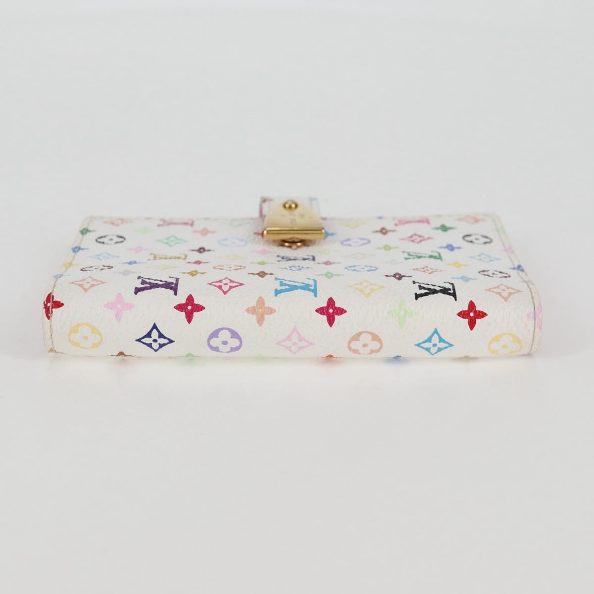 Louis Vuitton Agenda PM, White, Canvas, wallet