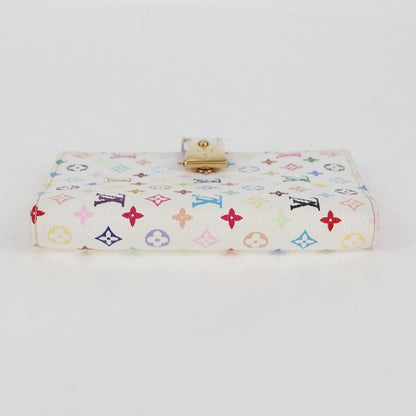 Louis Vuitton Agenda PM, White, Canvas, wallet