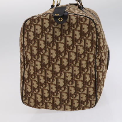 Dior Boston, Brown, Canvas, travel