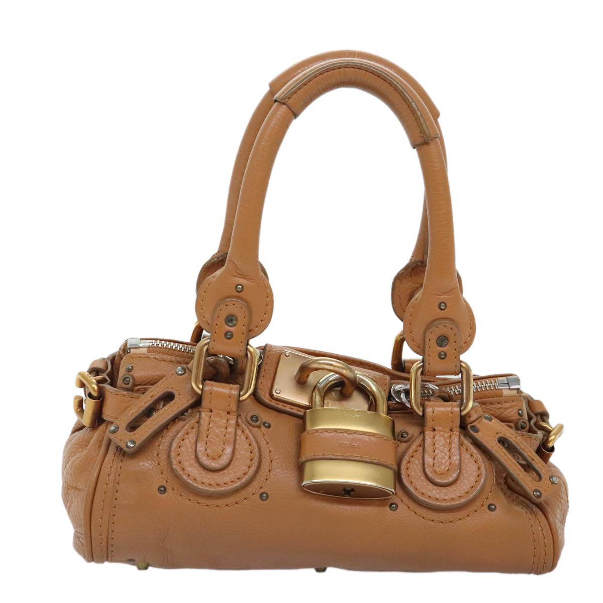 Chloé Paddington, Brown, Leather, handbag