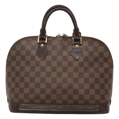Louis Vuitton Alma, Brown, Canvas, handbag