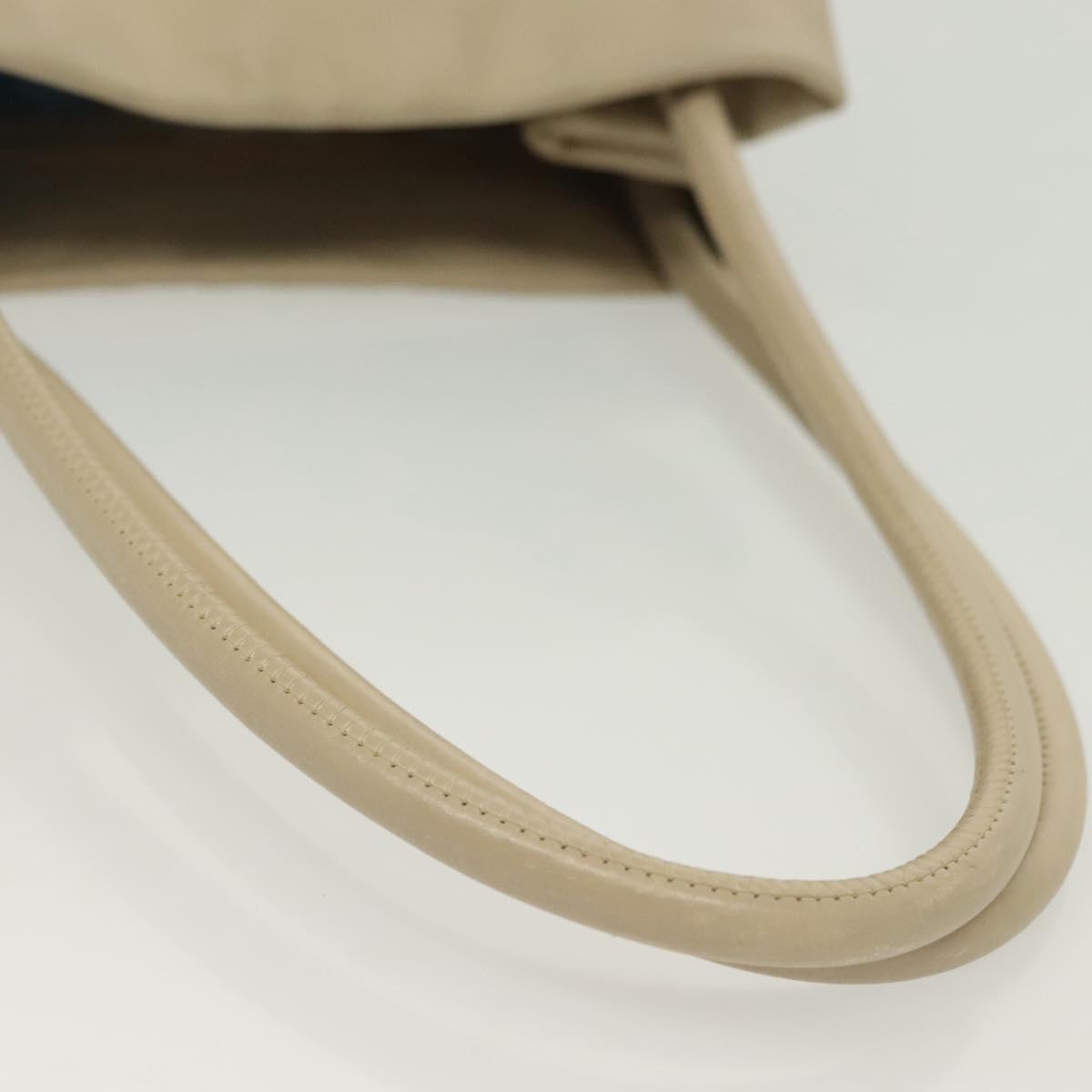 Chanel Camellia, Beige, Leather, shoulder