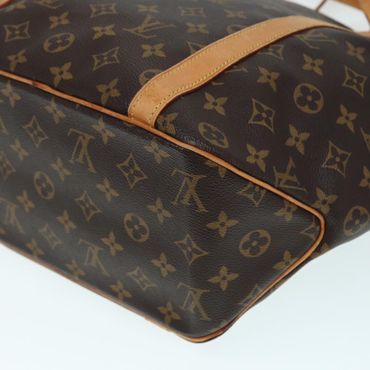 Louis Vuitton Shopping, Brown, Canvas, tote