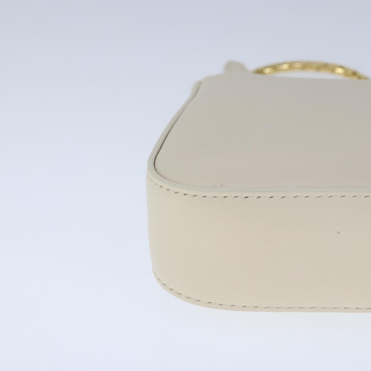 Bulgari Serpenti, White, Leather, handbag