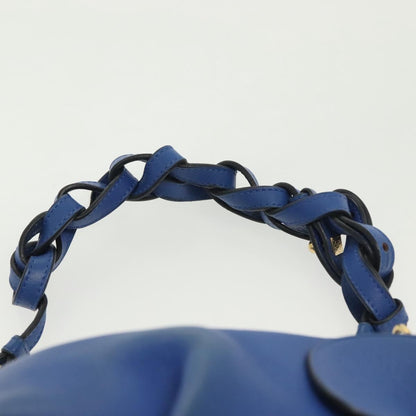 Loewe Elephant, Blue, Leather, handbag