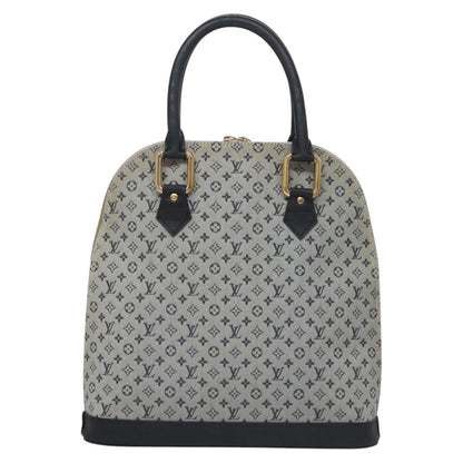 Louis Vuitton Alma, Grey, Canvas, handbag