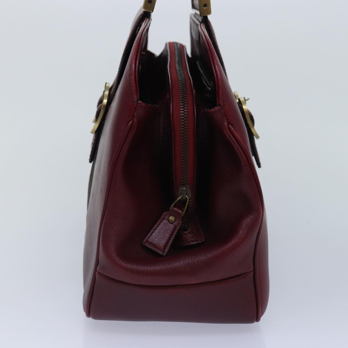 Gucci, Burgundy, Leather, handbag