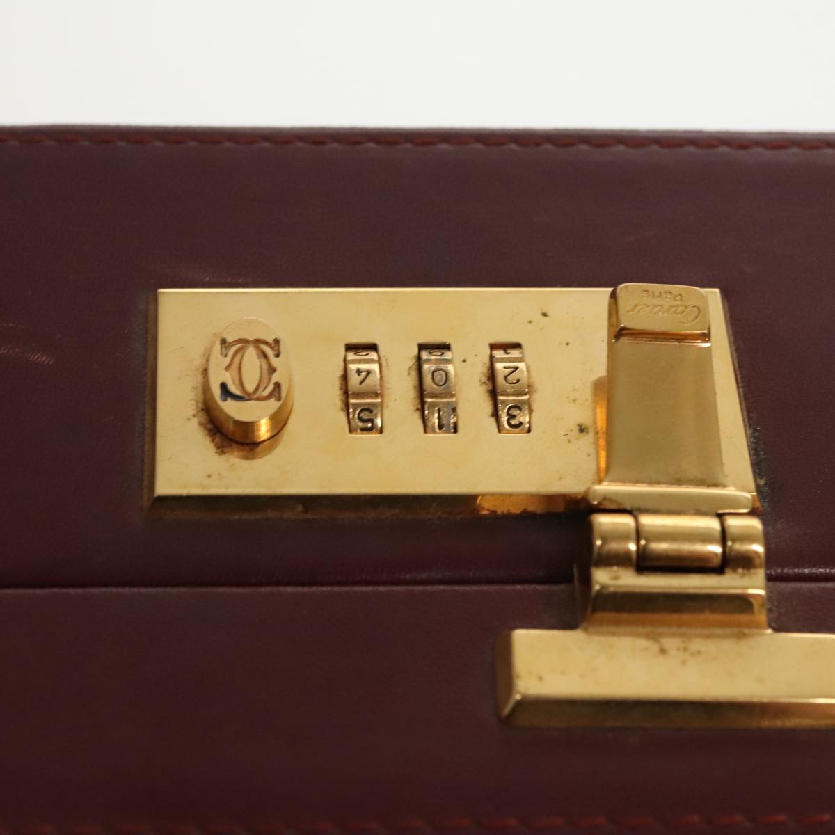 Cartier Must line, Burgundy, Leather, travel