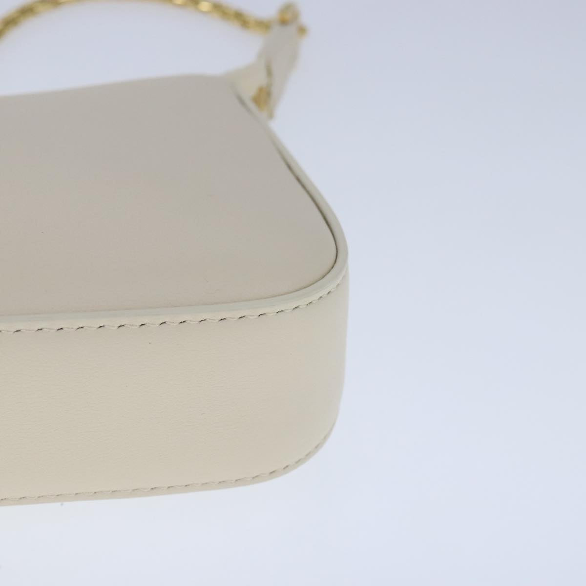 Bulgari Serpenti, White, Leather, handbag