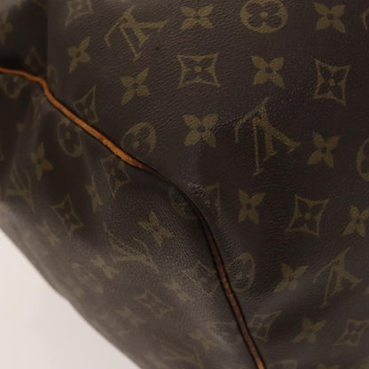 Louis Vuitton Keepall 55, Brown, Canvas, travel