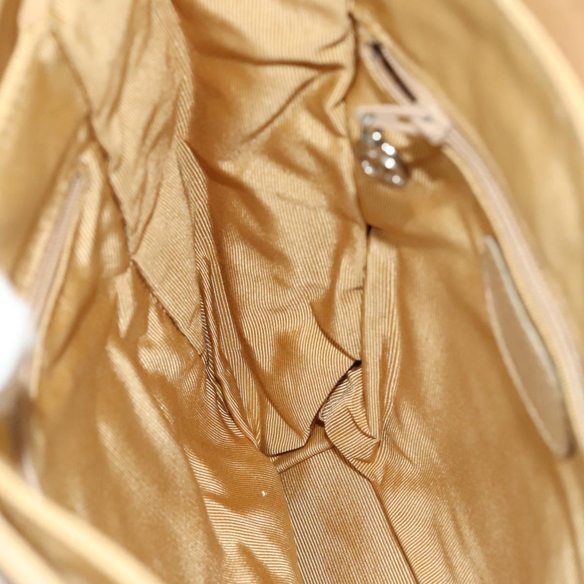 Chanel Cc, Beige, Leather, backpack