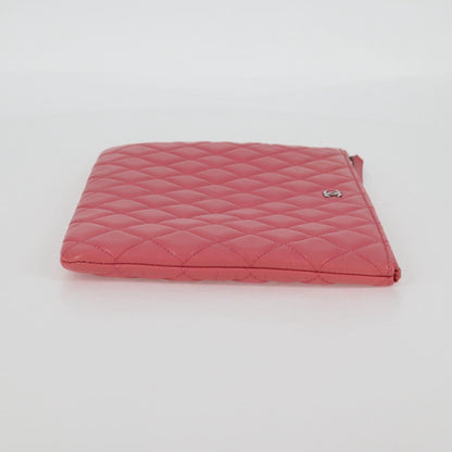 Chanel, Pink, Leather, clutch