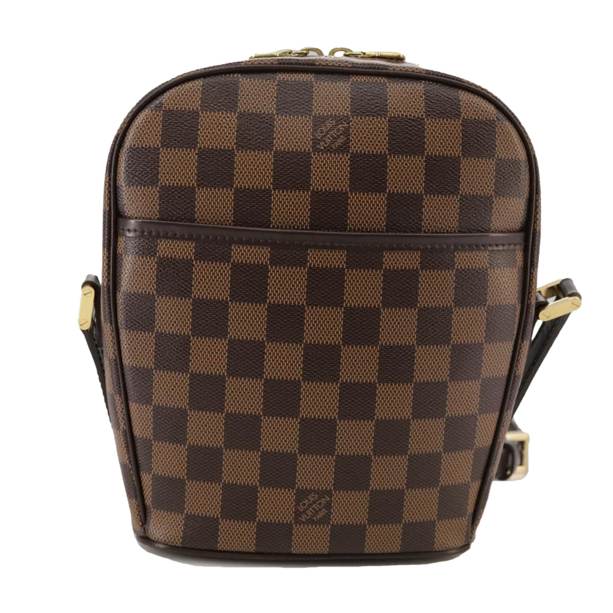 Louis Vuitton Ipanema, Brown, Canvas, shoulder