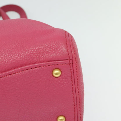 Miu Miu Vitello, Pink, Leather, handbag