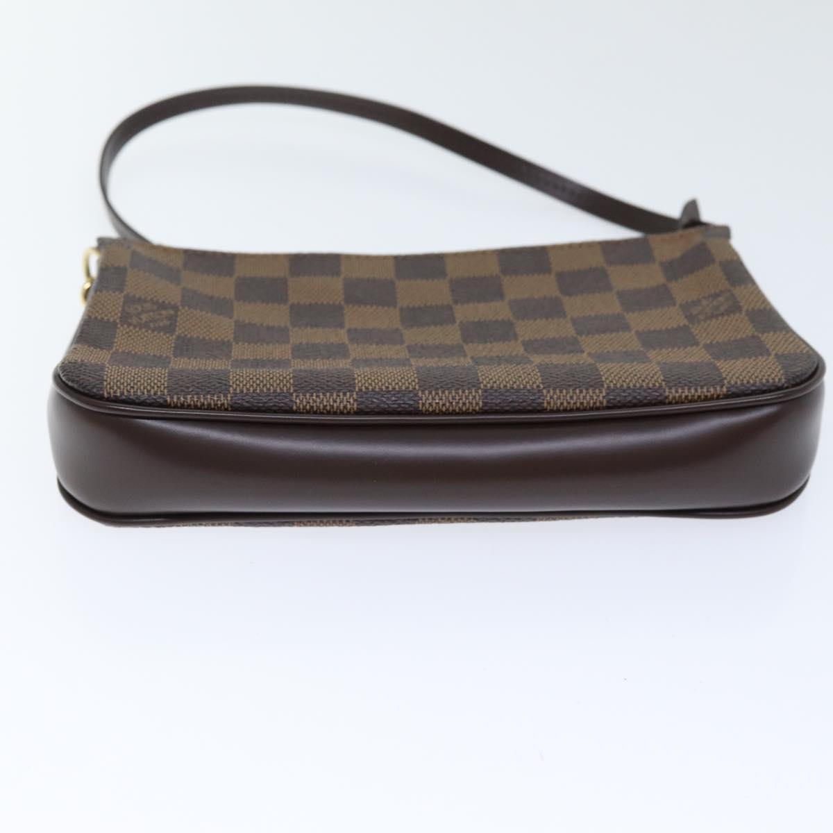 Louis Vuitton Pochette Accessoire, Brown, Canvas, clutch