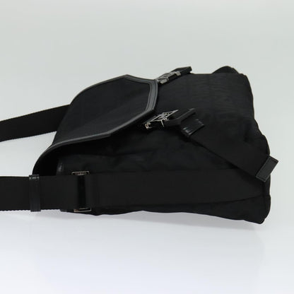 Versace, Black, Canvas, shoulder