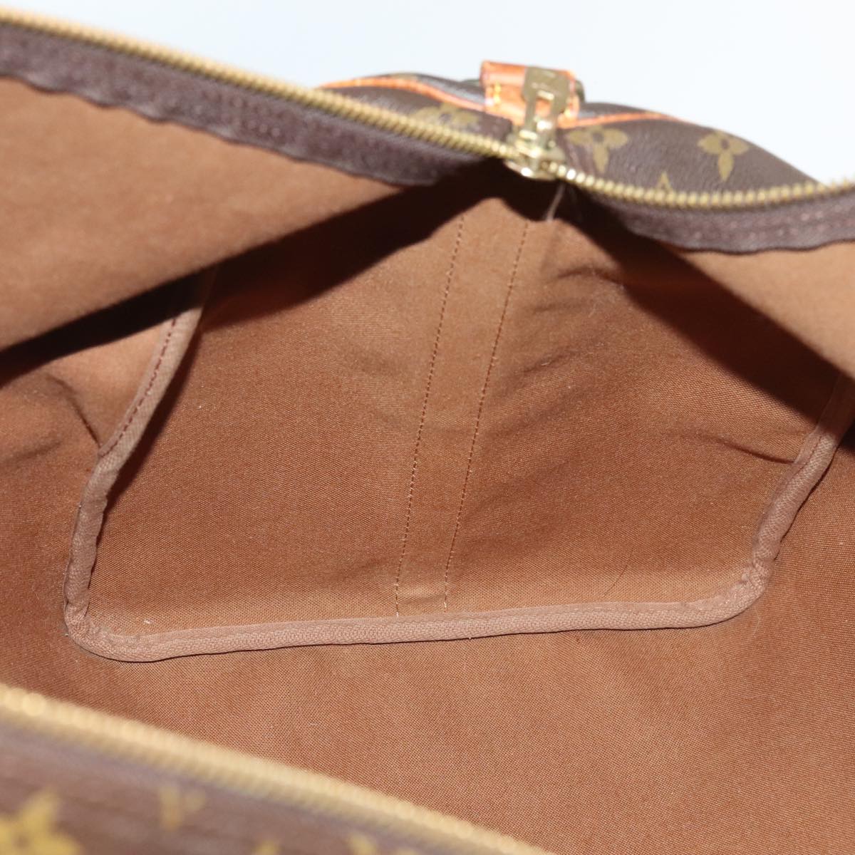Louis Vuitton Keepall Bandoulière 60, Brown, Canvas, travel