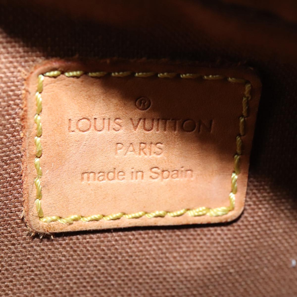 Louis Vuitton Geronimos, Brown, Canvas, shoulder