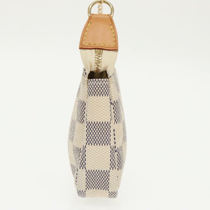 Louis Vuitton Pochette Accessoire, Grey, Canvas, handbag