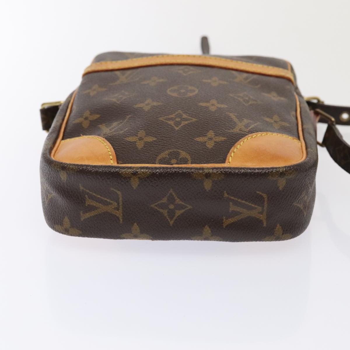 Louis Vuitton Danube, Brown, Canvas, shoulder