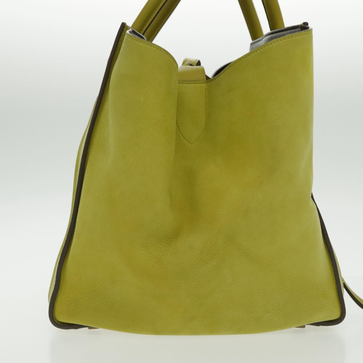 Céline Luggage, Green, Leather, handbag