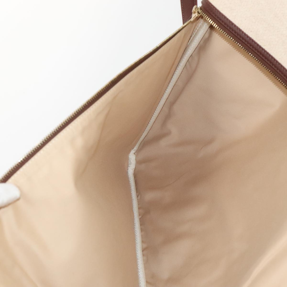 Hermès Victoria, Beige, Canvas, travel