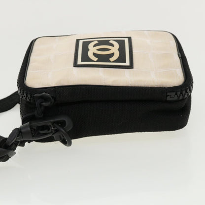 Chanel, Black, Canvas, shoulder