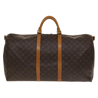 Louis Vuitton Keepall Bandoulière 60, Brown, Canvas, travel